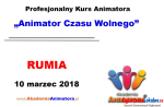Kurs Animatora RUMIA 10.03.2018